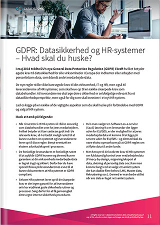 GDPR og Datasikkerhed